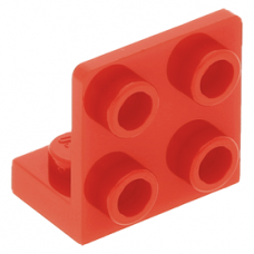 LEGO fordító elem 1 x 2 - 2 x 2, piros (99207)